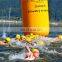Cylinder water barrier inflatable buoy for water swim event