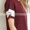 2017wholesale new fashion dress women short sleeve 100%cottton dress
