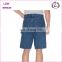 Women and Mens cargo shorts middle long denim shorts