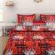 Multi Colored Printed Polycotton Bed Sheet Set