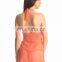 Sweet Tangerine Lacie Halter Flyaway Babydoll