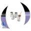 Stainless steel coloured drinking glasses