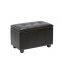 Loveseat Leather Ottoman Bench Chair With Storage-HL6022