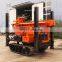 150meter 180 meter deep hole crawler DTH rock drilling rig/HQZ150L pneumatic water well drilling machine for sales