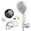 3 spray bathroom bathtub hand shower set with hose and bracket blister packing chrome colour