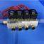 4pcs manifold valve connet pipe O.D 5/32 1/8 5/16 1/4 3/8 1/2 Pneumatic direct act solenoid valve 2V025-06 24V DC gas valve set