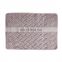 New arrival luxurious Comfortable printing flannel Material living room fluffy gray carpets and rugs