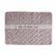 New Arrival Luxurious Comfortable Printing Flannel Material Living Room Fluffy Gray Carpets and Rugs