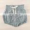 Toddler Girl Muslin Paperbag Shorts Summer Shorts Baby Bloomer Shorts