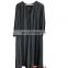 TWOTWINSTYLE Minimalist Ruched V Neck Long Sleeve High Waist Lace Up Maxi Dresses women