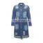 new arrivals Cheap clothes wholesale women New Arrivals Good qualitylong sleeve long line jeans coat demin jackets