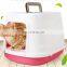 Splash-proof and crack-proof closed cat litter box