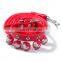 Fashion wholesale PU cartoon pet dog collar and leash set with bell