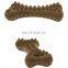 Easy to clean non-toxic pet chew toy molar tooth rubber dog toy bone