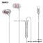 Remax New RM-560 metallic 10mm speaker deep bass in-ear earphones Type-C with mic&volume control