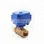 mini electric 1/2inch 3/4inch and 1 inch actuator l ball valve with manual override function for smart use