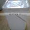 20L PP square plastic bucket with lid and metal handle