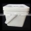 Wholesale custom 4L rectangular plastic paint bucket