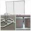 H 6 ft  * L 8.5 ft  Chain link Temporary Fence Without Slats, with 2-1/4 in squares