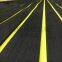 NEKEKE Black + Yellow Stripe EVA Foam Sheet Deck Pad Cheap outdoor decking