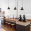 Industrial Black Pendant Lamp E27 Loft Decorative Metal Indoor Hanging Lamp For Bar Home