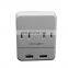 Ground Twin Charger Wall Charge Multi USB EU Smart Socket