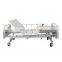 Good quality multi function 2 folding crank stainless steel manual  ABS hospital bed for hospital use