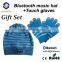 bluetooth hat winter knitted and touch gloves with gift box