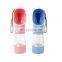 Wholesale Pet Travel Squeeze Dog Water Bottle with Cup