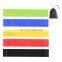 promotional latex gym elastic fabric exercise bands for family training
