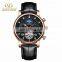 KINYUED J025 Automatic Watches Men Luxury Brand 2018 Mechanical Skeleton Watch Mens Moon Phase Calendar Sport Male Clock add Gif