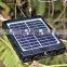 All-in one high conversion rate 6v 9v 12v built in 8000mah lithium battery outdoor hunting trail camera solar panel kit