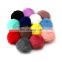 Wholesale Accessories Colorful Pom Pom Faux Fur Ball Faux Fur Beanies Pompons For Keychain