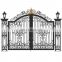 saftey royal retail security exterior black big side metal wrought iron main iron gate door sliding design prices
