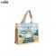 Eco Friendly Luxury Non Woven Large Grocery Waterproof Jute Tote Bag Reusable Shopping Bag