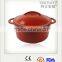 Multi Color die cast iron enamel coating pot
