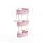 Sakura 3 Tier Corner Shower Caddy Wall Mounted No Drilling Bathroom Storage rack