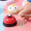 Dog Toy Pet Bell Training Bell Responder Puppy Feeding Metal Meal Bells Cat Dog Ring Pet Supply Interactive Training Food Feeder