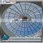 Pre fabricated steel roof structure glass skylight
