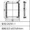 radiator Construction Machinery Parts EX200-1 EX200-2 EX200-3 EX200-5 EX200-6 Water Radiator For Hitachi Hydraulic Excavator