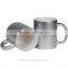 11oz silver /gold high quality mug,coated sublimation mug