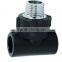 HDPE Pipe Fitting Male copper Threaded Tee