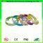 Adverting Colorful Segmented Colors Custom Hand Bracelet Silicon
