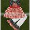 girls boutique summer clothing sets girls July 4th outfits pettiskirt and capris outfits kids clothes
