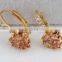 fashion earring Real Platinum Plated Luxury Hoop Earring Zircon Fashion earrings