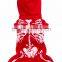 Wholesale Luminous Shock Dragon Spring Autumn Single Layer Skeleton Pattern Red Dog Clothes Pet Garment