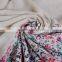 Small Flower and Polka Dot Printed Tassel Viscose Islamic Scarf for Women
