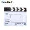 Acrylic Plastic Dry Erase Director's Colorful Film Movie Clapboard Clapper Board with Sticks(9.85x11.8 inch)
