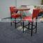 leather bar chair and bar table XYN1251