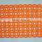 Square Table Pad Heat Insulation Colored Silicone Mat